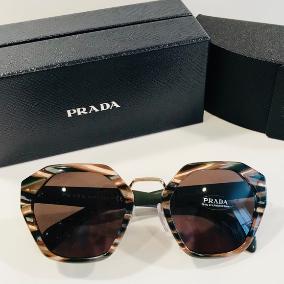 prada irregular heritage sunglasses